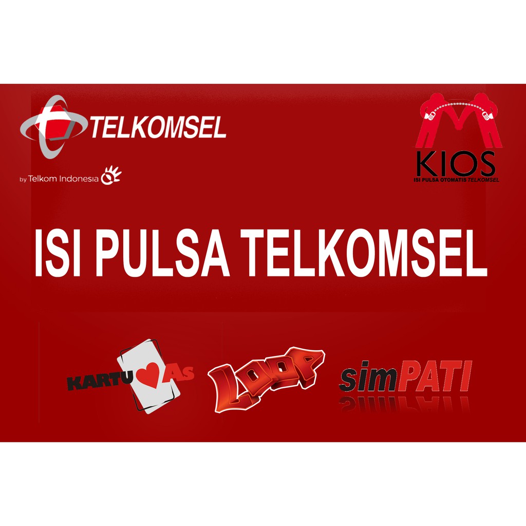 Pulsa Nasional Telkomsel - Telkomsel 55.000