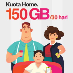 Kuota Three Home - Home 150 GB