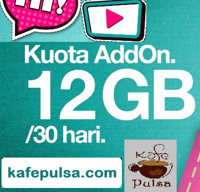 Kuota Three Kuota Addon - AddOn 12GB