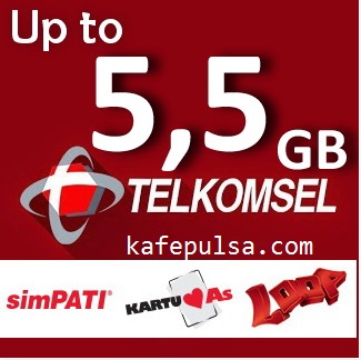 Kuota Telkomsel Internet Harian Telkomsel - 15 GB 3 Hari